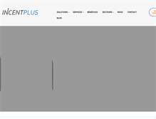 Tablet Screenshot of incentplus.com